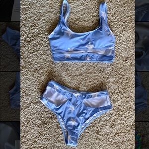 Blue Star Bikini Set NEW